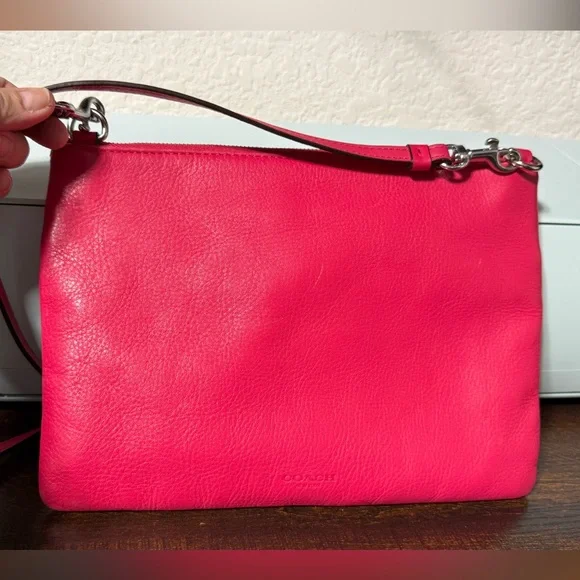 COACH Polly Pebbled Leather Crossbody Bag - Picture 2 of 11